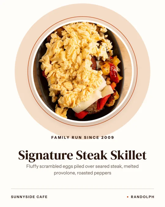 Chef's pick poster, made for Sunnyside Cafe